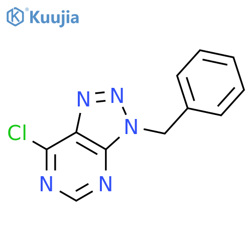 3-Benzyl-7-chloro-3h-1,2,3-triazolo4,5-Dpyrimidine structure