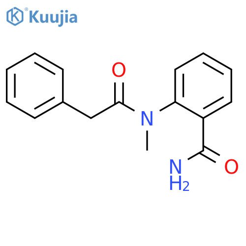Benzeneacetamide, N-[2-(aminocarbonyl)phenyl]-N-methyl- structure