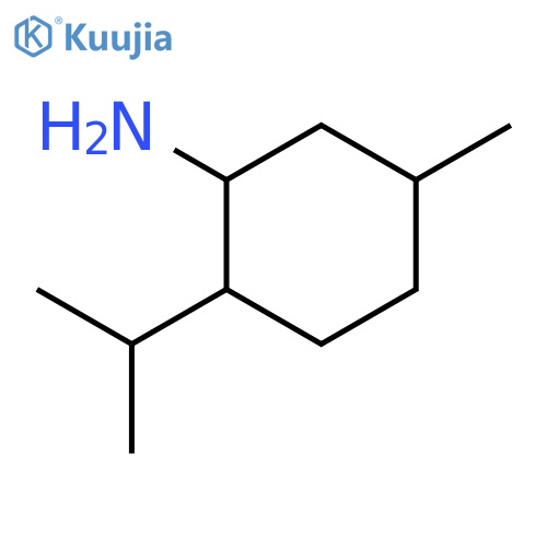 5-methyl-2-(propan-2-yl)cyclohexan-1-amine structure