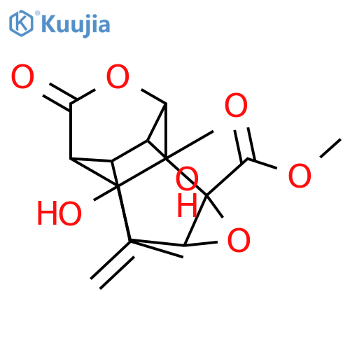 methyl (1aS,1bR,2R,3R,4R,5R,5aR,6aR)-3,5a-dihydroxy-1b-methyl-7-oxo-4-(prop-1-en-2-yl)octahydro-1aH-2,5-(epoxymethano)indeno[1,2-b]oxirene-1a-carboxylate structure