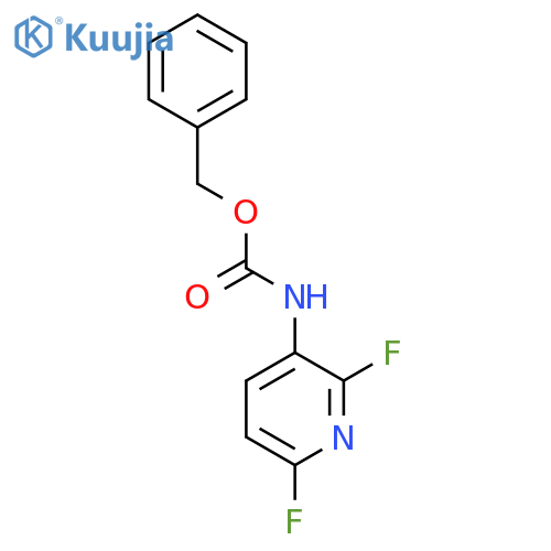 benzyl N-(2,6-difluoropyridin-3-yl)carbamate structure