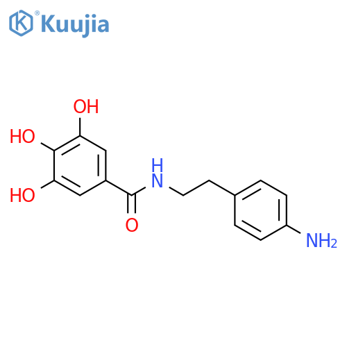 Benzamide, N-[2-(4-aminophenyl)ethyl]-3,4,5-trihydroxy- structure