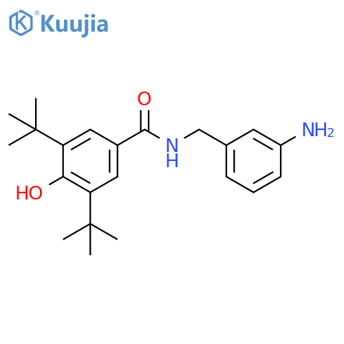 Benzamide,N-[(3-aminophenyl)methyl]-3,5-bis(1,1-dimethylethyl)-4-hydroxy- structure