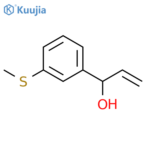 1-3-(methylsulfanyl)phenylprop-2-en-1-ol structure