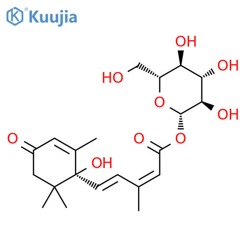 β-D-Glucopyranosyl abscisate structure