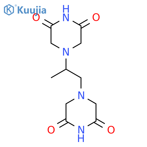 2,6-PIPERAZINEDIONE, 4,4'-(1-METHYL-1,2-ETHANEDIYL)BIS- structure