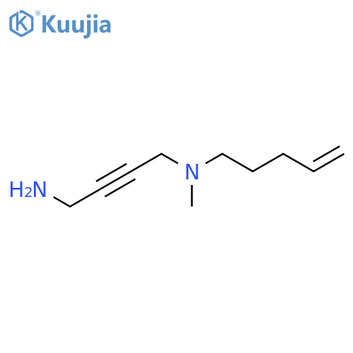(4-aminobut-2-yn-1-yl)(methyl)(pent-4-en-1-yl)amine structure