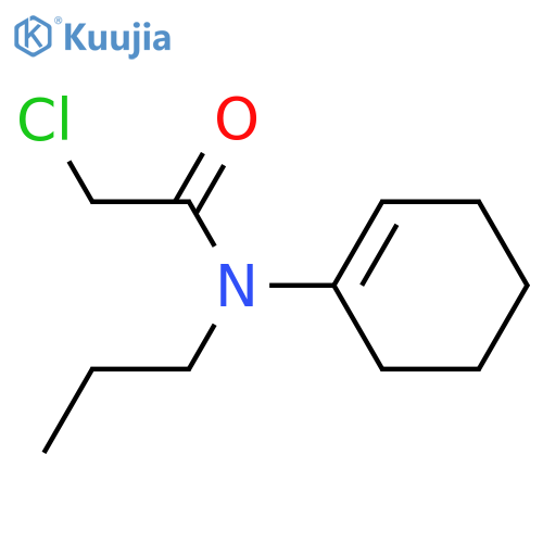 2-chloro-N-(cyclohex-1-en-1-yl)-N-propylacetamide structure