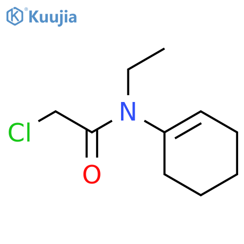 2-chloro-N-(cyclohex-1-en-1-yl)-N-ethylacetamide structure