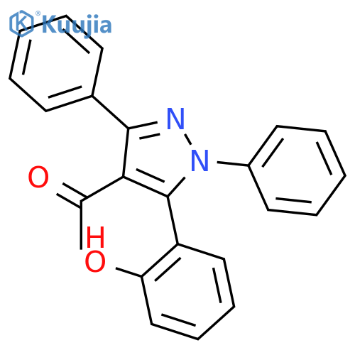 Ethanone, 1-[5-(2-hydroxyphenyl)-1,3-diphenyl-1H-pyrazol-4-yl]- structure