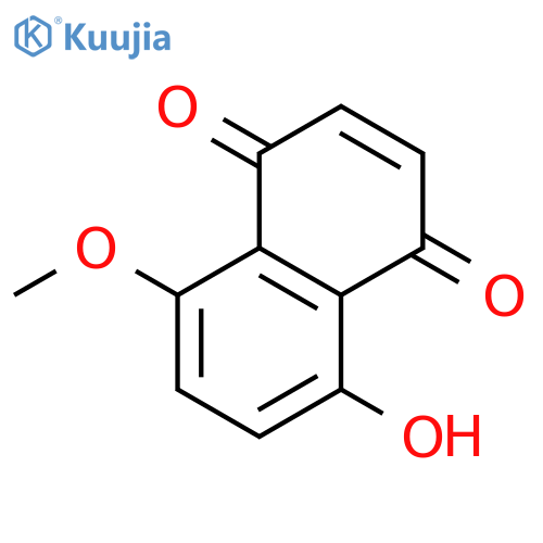 1,4-Naphthalenedione,5-hydroxy-8-methoxy- structure