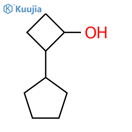 2-cyclopentylcyclobutan-1-ol structure