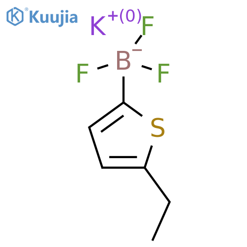 potassium (5-ethylthiophen-2-yl)trifluoroborate structure