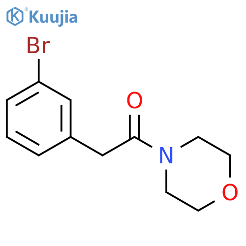 2-(3-Bromophenyl)-1-morpholinoethanone structure