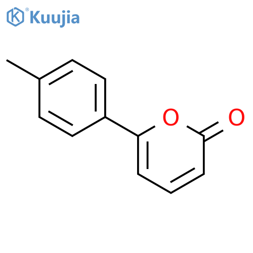 6-(4-methylphenyl)-2h-pyran-2-one structure
