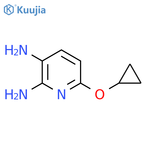 6-cyclopropoxypyridine-2,3-diamine structure