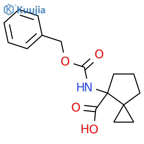 4-{[(Benzyloxy)carbonyl]amino}spiro[2.4]heptane-4-carboxylic acid structure