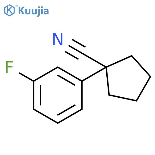 Cyclopentanecarbonitrile,1-(3-fluorophenyl)- structure