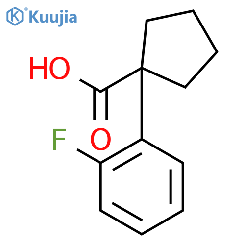 1-(2-Fluorophenyl)cyclopentane-1-carboxylic Acid structure