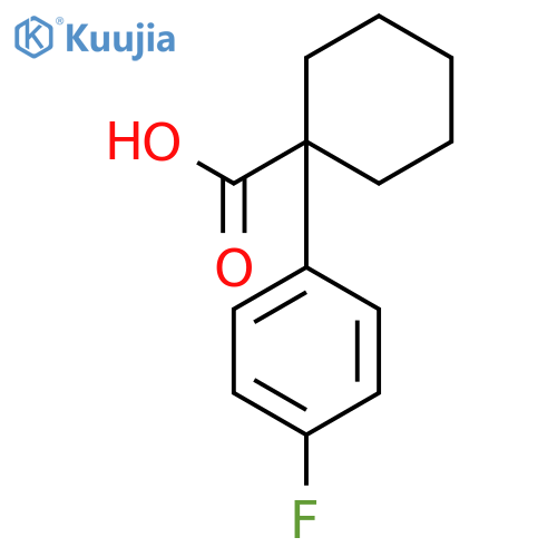 1-(4-Fluorophenyl)cyclohexanecarboxylic Acid structure