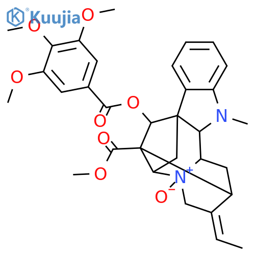 Vincamajine; O-(3,4,5-Trimethoxybenzoyl), N4-oxide structure