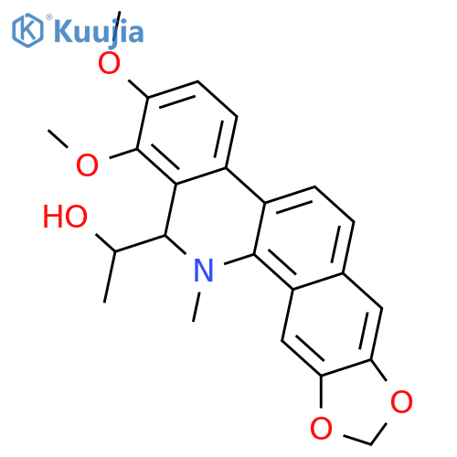 8-(1-Hydroxyethyl)dihydrochelerythrine; (1'RS,8RS)-form structure