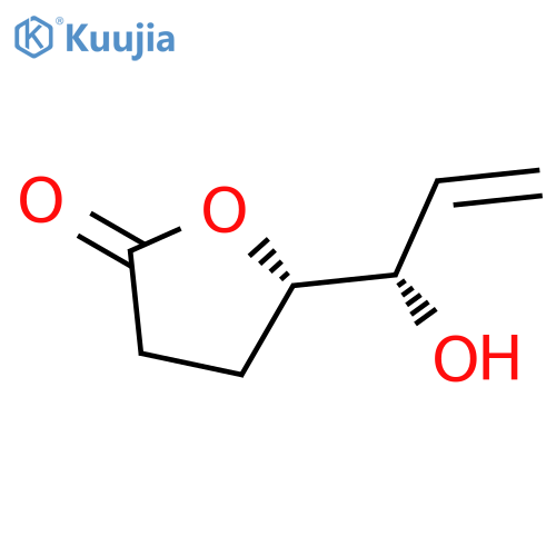 2(3H)-Furanone, dihydro-5-[(1S)-1-hydroxy-2-propenyl]-, (5S)- structure