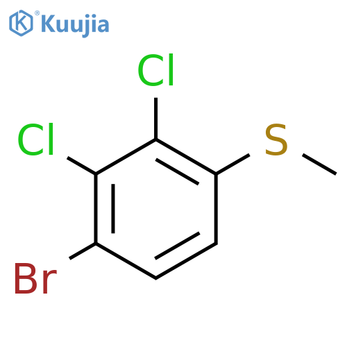 4-Bromo-2,3-dichlorothioanisole structure