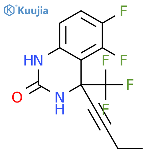 2(1H)-Quinazolinone,4-(1-butyn-1-yl)-5,6-difluoro-3,4-dihydro-4-(trifluoromethyl)- structure