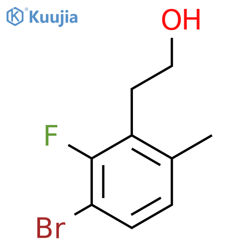 2-(3-bromo-2-fluoro-6-methylphenyl)ethan-1-ol structure