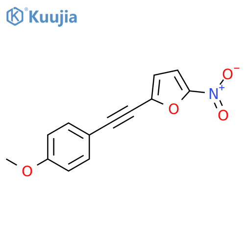 Furan, 2-[(4-methoxyphenyl)ethynyl]-5-nitro- structure