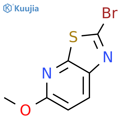 2-Bromo-5-methoxy-thiazolo5,4-bpyridine structure