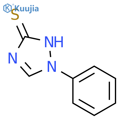 1-Phenyl-1H-1,2,4-triazole-3-thiol structure