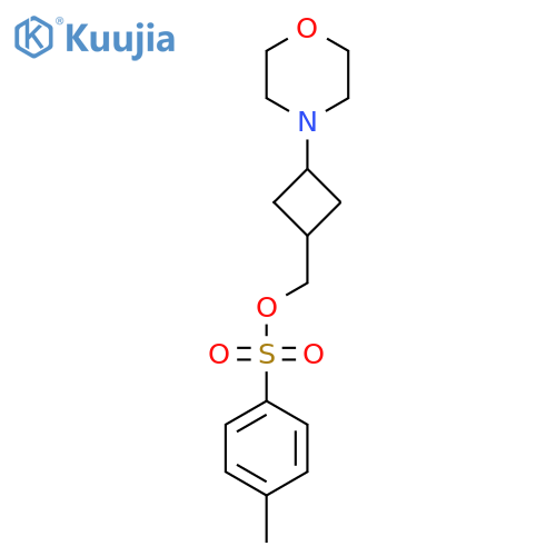 (3-Morpholinocyclobutyl)methyl 4-methylbenzenesulfonate structure