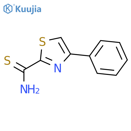 2-Thiazolecarbothioamide,4-phenyl- structure