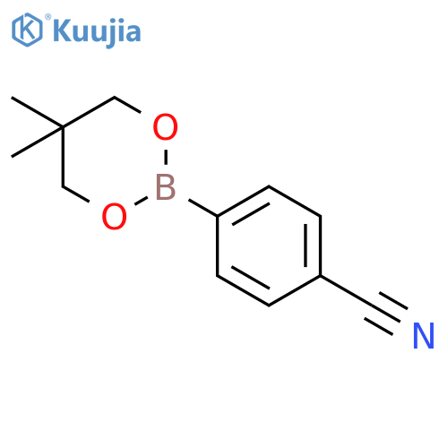 4-Cyanophenylboronic acid, neopentyl glycol ester structure