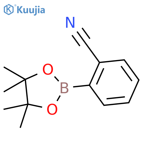 2-(4,4,5,5-Tetramethyl-1,3,2-dioxaborolan-2-yl)benzonitrile structure