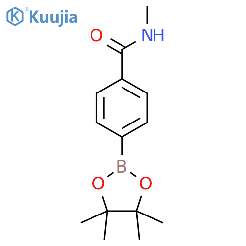 N-Methyl-4-(4,4,5,5-tetramethyl-1,3,2-dioxaborolan-2-yl)benzamide structure