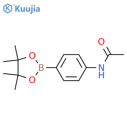 4-Acetylaminophenylboronic acid, pinacol ester structure