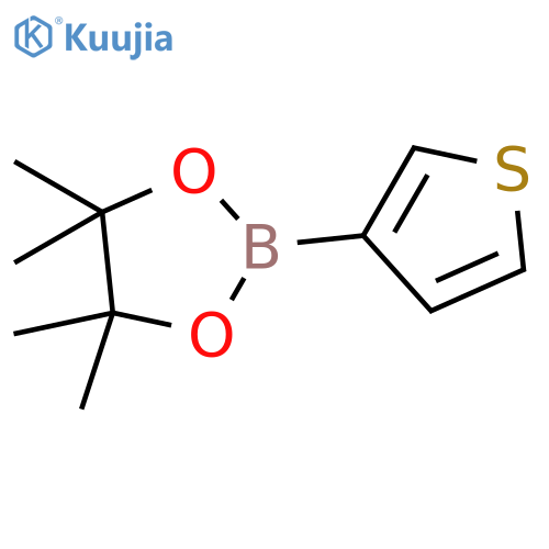 4,4,5,5-tetramethyl-2-(3-thienyl)-1,3,2-dioxaborolane structure