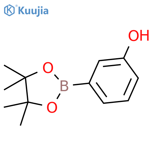 3-(4,4,5,5-Tetramethyl-1,3,2-dioxaborolan-2-yl)phenol structure