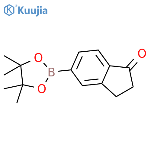 5-(4,4,5,5-Tetramethyl-1,3,2dioxaborolan-2-yl)-indan-1-one structure