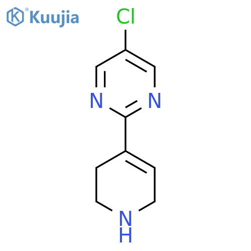 5-Chloro-2-(1,2,3,6-tetrahydropyridin-4-yl)pyrimidine structure