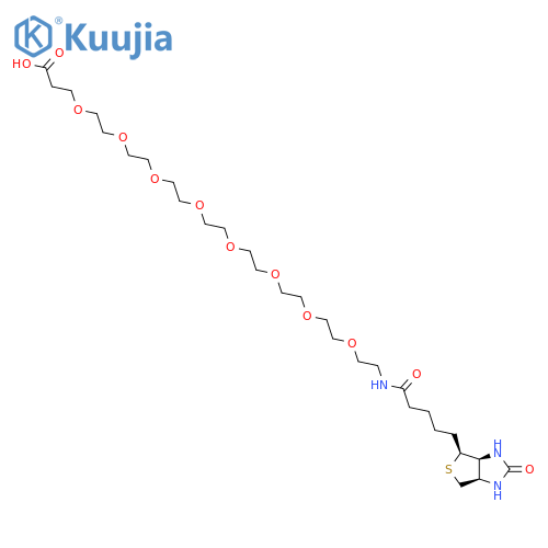 Biotin-PEG8-acid structure
