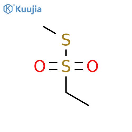 Ethanesulfonothioic acid, S-methyl ester structure