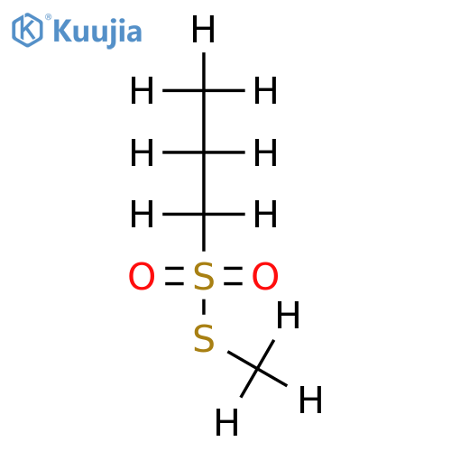Propanthiosulfonsaeure-S-methylester structure