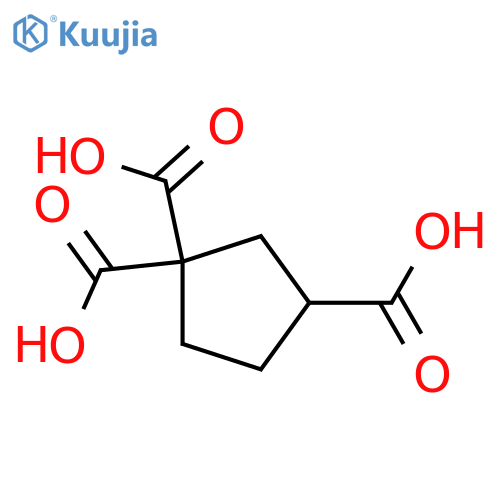 cyclopentane-1,1,3-tricarboxylic acid structure