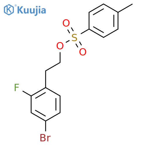 2-(4-Bromo-2-fluorophenyl)ethyl 4-methylbenzene-1-sulfonate structure