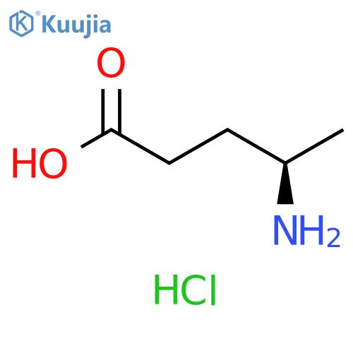 Pentanoic acid, 4-amino-, hydrochloride, (4R)- structure