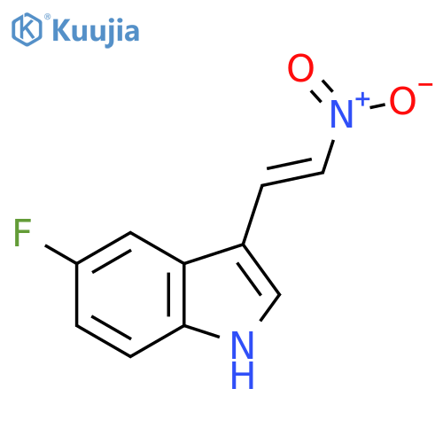 5-Fluoro-3-(e)-2-nitroethenyl-1h-indole structure